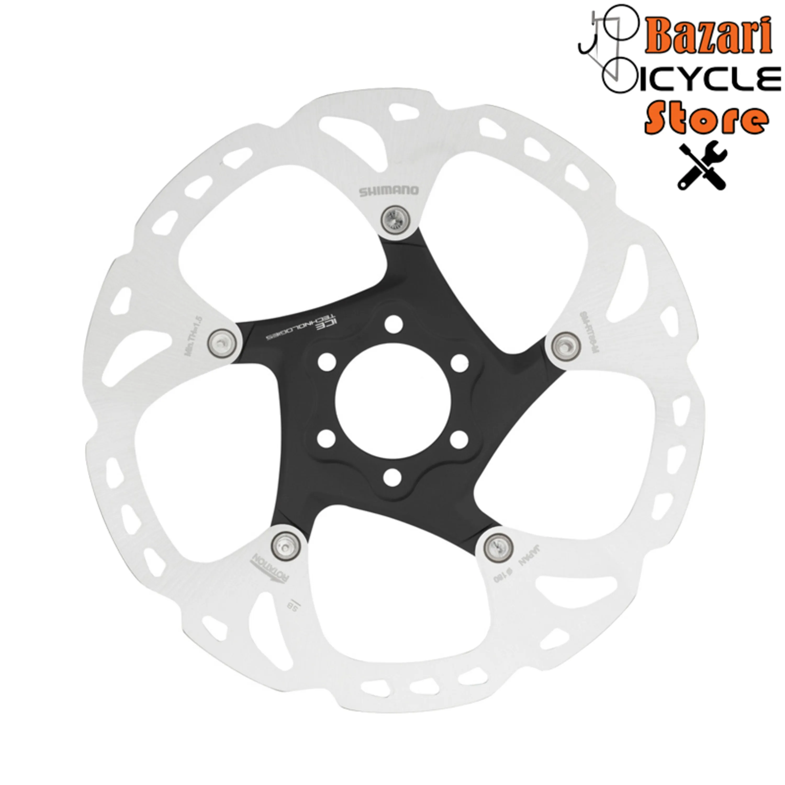 روتور شیمانو 6پیچ مدل SM-RT86 قطر 180 میلی متر